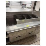 4 DRAWER SS CUSTOM BAIN MARIE