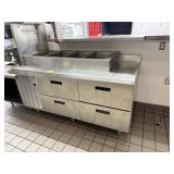 SS 4 DRAWER CUSTOM BAIN MARIE
