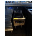SS HAND SINK W SOAP DISPENSERS