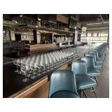 GLASS ON BAR