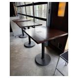 WOODEN HIGH TOP TABLES