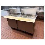 SS 2 DOOR REFRIGERATOR BAIN MARIE