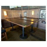 WOODEN COMMUNITY TABLES - 9 FT