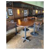WOODEN HIGH TOP BAR TABLES