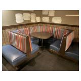 SECTION OF BOOTH  SEATING - ASSORTED