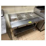 SS 3 BAY STEAM TABLE
