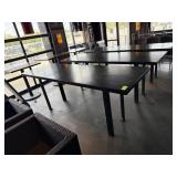 DARK WOODEN 9 FT COMMUNITY TABLE