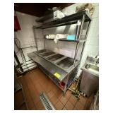 4 BAY SS STEAM TABLE - 5 FT X 30 INCH