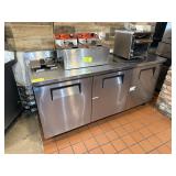 TRUE SS 3 DOOR LOWBOY REFRIGERATOR - MODEL TWT -