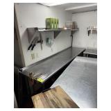 SS TABLE W MANUAL CAN OPENER - 8 FT
