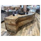 WOODEN CASHIER CABINET