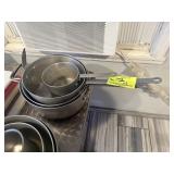 ASSORTED SAUCE POTS