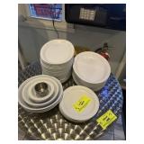 ASSORTED WHITE DISHES