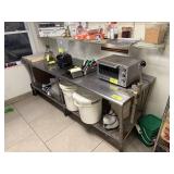 SS TABLE W MANUAL CAN OPENER