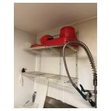 WHITE WIRE SHELF