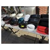 ASSORTED MELAMINE DISHES