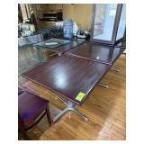 SINGLE BASE WOODEN TABLES SINGLE BASE WOODEN TABLES