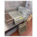 Assorted dish racks Assorted dish racks