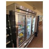 TRUE GLASS 3 DOOR REFRIGERATOR