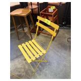 FOLDABLE YELLOW CHAIRS