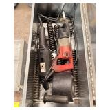 ASSORTED TOOLS IN CASE - SAWZALL + SANDER