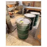 GREEN OIL DRUMS