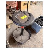 ROLLING STOOL + TANK CART