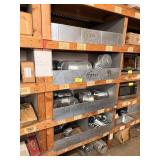 ASSORTED DUCT FITTINGS ON SHELF