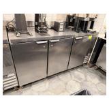 BEVERAGE AIR SS 3 DOOR LOWBOY REFRIGERATOR -