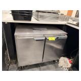 BEVERAGE AIR SS 2 DOOR LOWBOY -