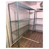 METRO RACKS - GREEN COATED AND CHROME