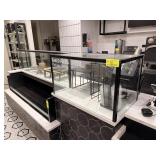 COUNTERTOP DISPLAY GLASS COUNTERTOP SNEEZE GUARD