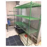 GREEN COATED METRO RACK - ASSORTED