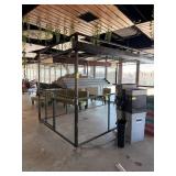 OUTDOOR BAR FRAME ON CASTERS