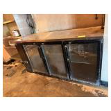 3 GLASS DOOR BAR BACK REFRIGERATOR