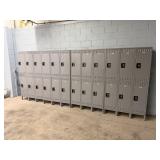 SECTION OF ULINE LOCKERS
