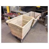 WHITE TRANSPORT BINS