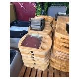SMALL WOODEN SERVING TRAYS