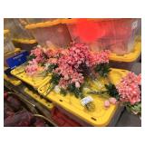 LOT OF FLOWER DECOR