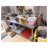 ASSORTED LOT ON TABLE