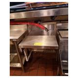 SS UNDERBAR WALL MOUNT TABLE