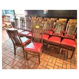 RED LEATHER SEAT CHAIRS