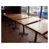 DOUBLE BASE WODEN TABLE