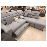 GRAY L SHAPE GRAY COUCH