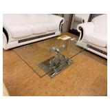 GLASS COFFEE TABLE