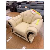 YELLOW LEATHER CHAIR