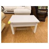 WHITE COFFEE TABLE