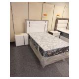 48 INCH TREVISO BED + NIGHTSTAND