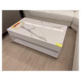 WHITE COFFEE TABLE