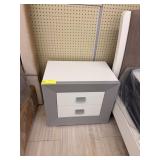 WHITE / GRAY MARGO NIGHT STAND